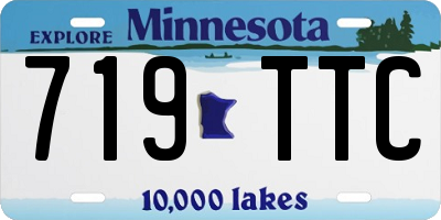 MN license plate 719TTC
