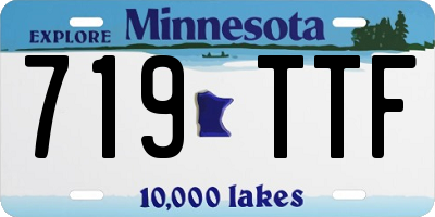 MN license plate 719TTF