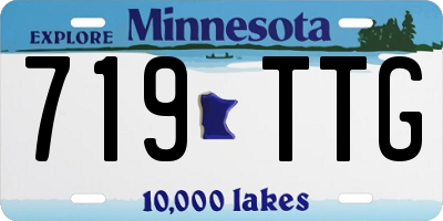 MN license plate 719TTG