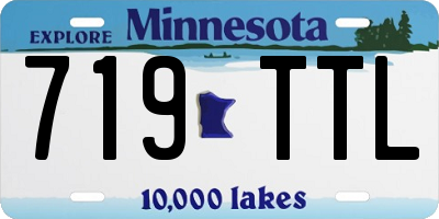 MN license plate 719TTL