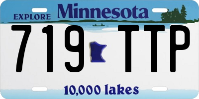 MN license plate 719TTP