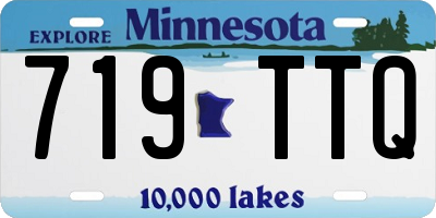 MN license plate 719TTQ