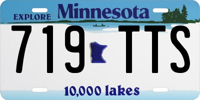 MN license plate 719TTS