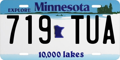 MN license plate 719TUA