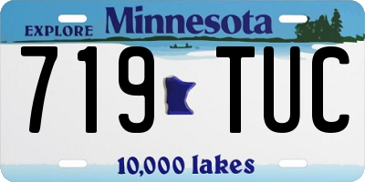 MN license plate 719TUC