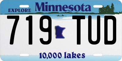 MN license plate 719TUD