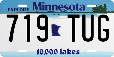MN license plate 719TUG