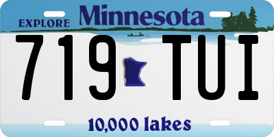 MN license plate 719TUI