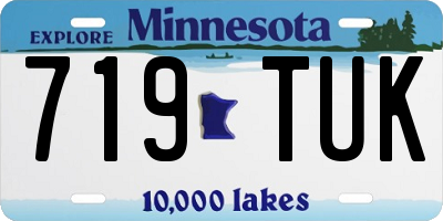 MN license plate 719TUK