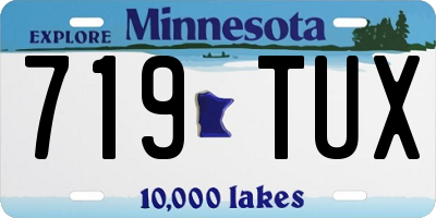 MN license plate 719TUX