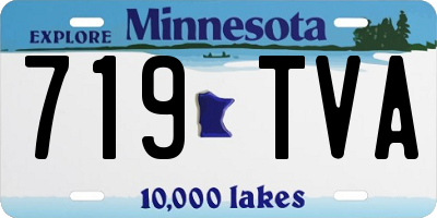 MN license plate 719TVA