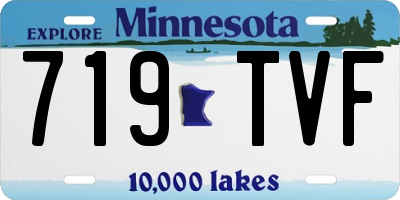 MN license plate 719TVF