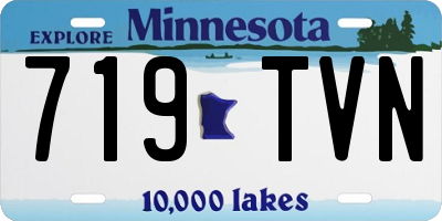 MN license plate 719TVN