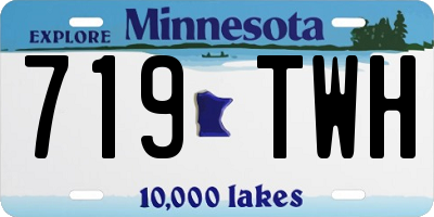 MN license plate 719TWH
