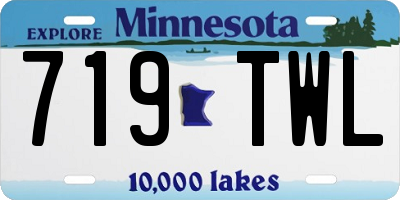 MN license plate 719TWL