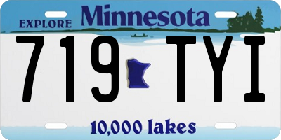 MN license plate 719TYI