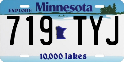 MN license plate 719TYJ