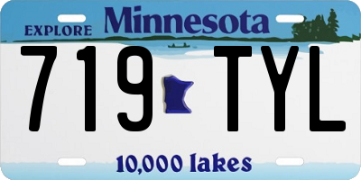 MN license plate 719TYL