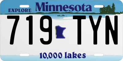 MN license plate 719TYN