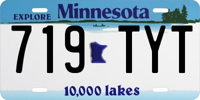 MN license plate 719TYT