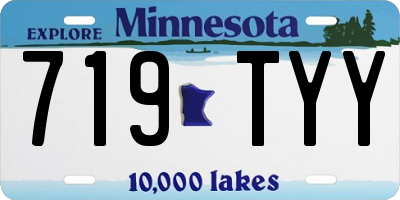 MN license plate 719TYY