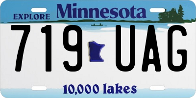 MN license plate 719UAG