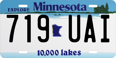 MN license plate 719UAI