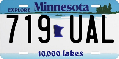 MN license plate 719UAL