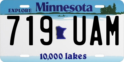MN license plate 719UAM
