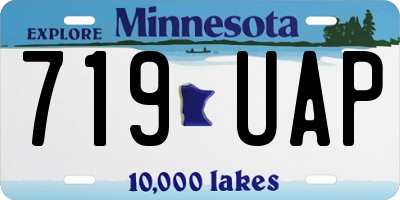 MN license plate 719UAP