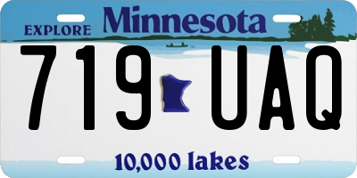 MN license plate 719UAQ