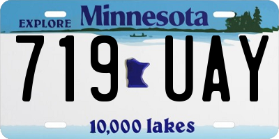 MN license plate 719UAY