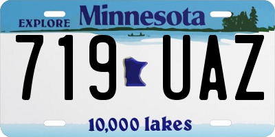 MN license plate 719UAZ