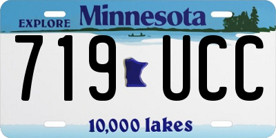 MN license plate 719UCC