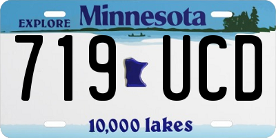 MN license plate 719UCD