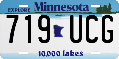 MN license plate 719UCG