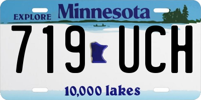 MN license plate 719UCH