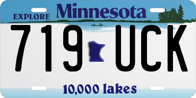 MN license plate 719UCK