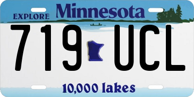 MN license plate 719UCL
