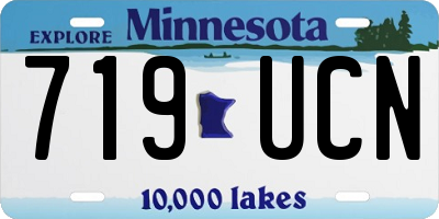 MN license plate 719UCN