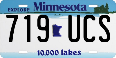 MN license plate 719UCS
