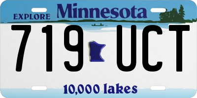 MN license plate 719UCT