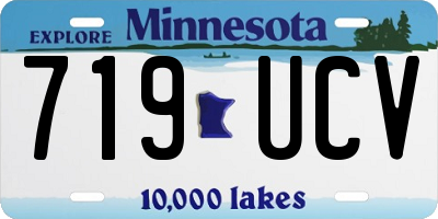 MN license plate 719UCV