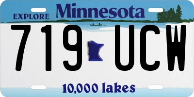 MN license plate 719UCW