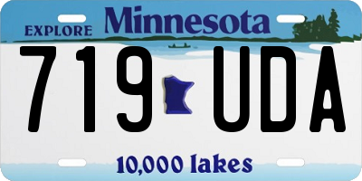 MN license plate 719UDA