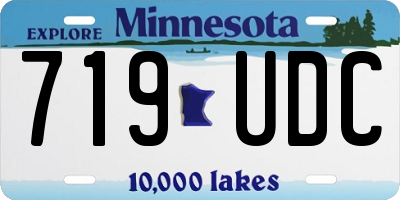 MN license plate 719UDC
