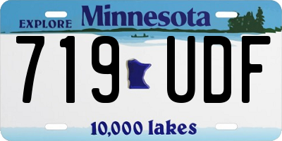 MN license plate 719UDF