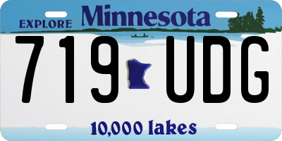 MN license plate 719UDG