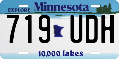 MN license plate 719UDH