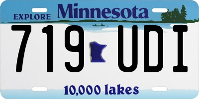 MN license plate 719UDI